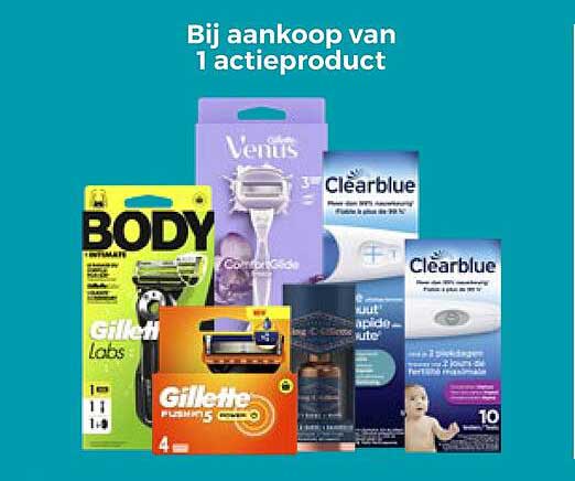 Bij aankoop van 1 actieproduct