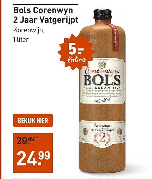 Bols Corenwyn 2 Jaar Vatgerijpt