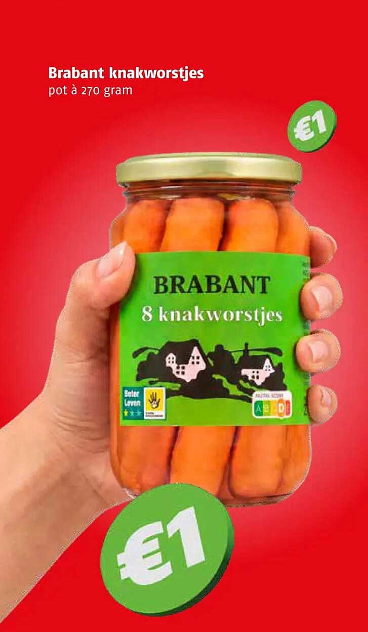 Brabant knakworstjes pot à 270 gram