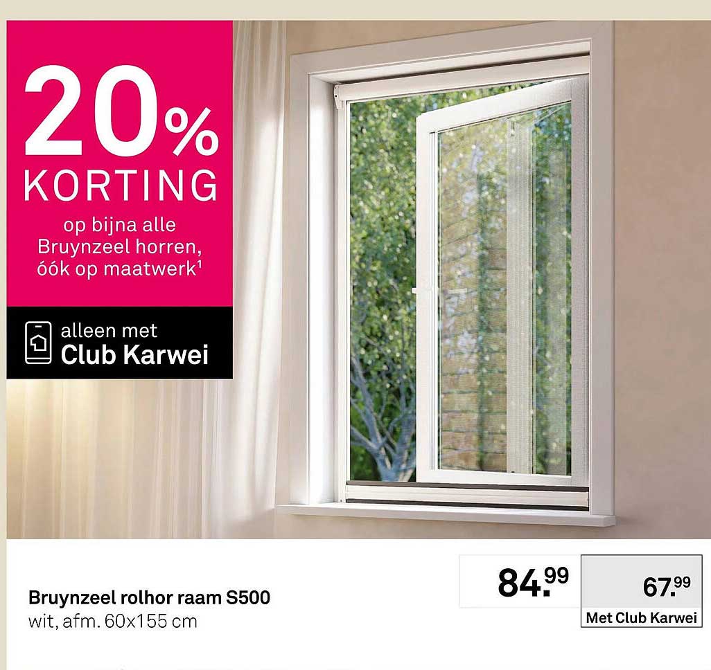Bruynzeel rolhor raam S500