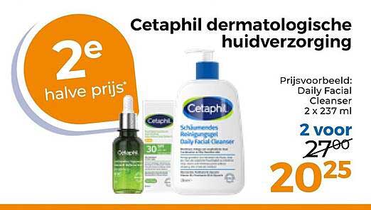 Cetaphil dermatologische huidverzorging 2e halve prijs