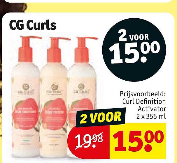 CG Curls 2 voor 15.00