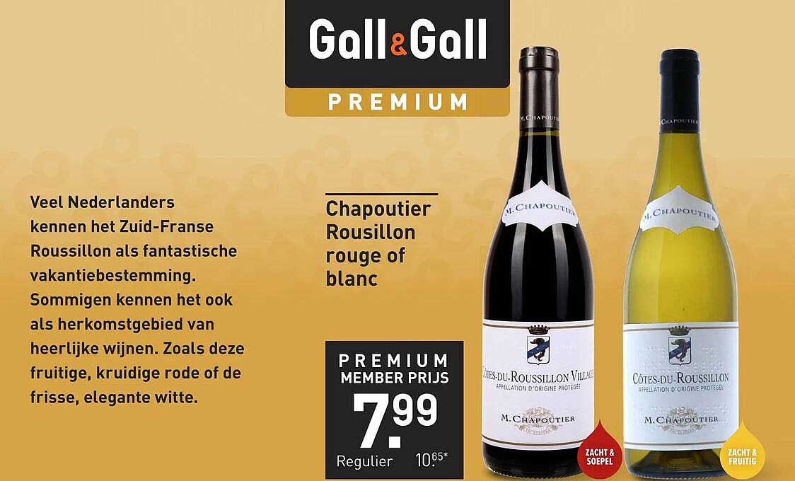 Chapoutier Roussillon rouge of blanc
