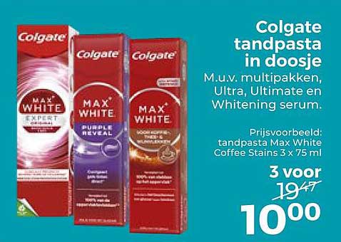 Colgate tandpasta in doosje