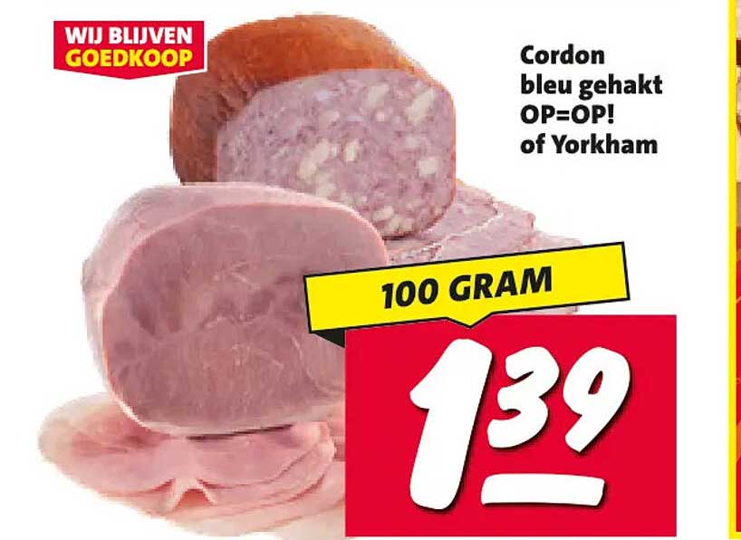 Cordon bleu gehakt OP=OP! of Yorkham
