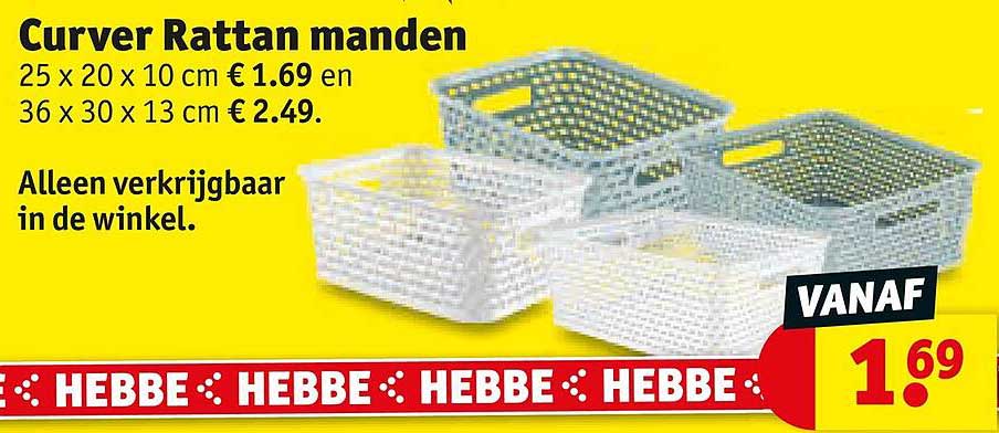 Curver Rattan manden