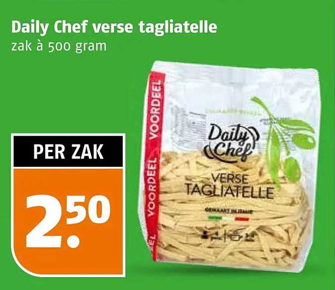 Daily Chef verse tagliatelle zak à 500 gram