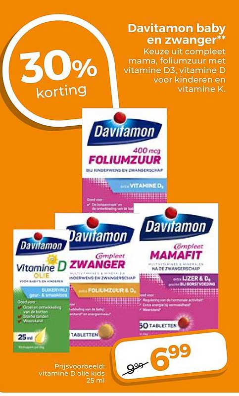 Davitamon baby en zwanger** 30% korting