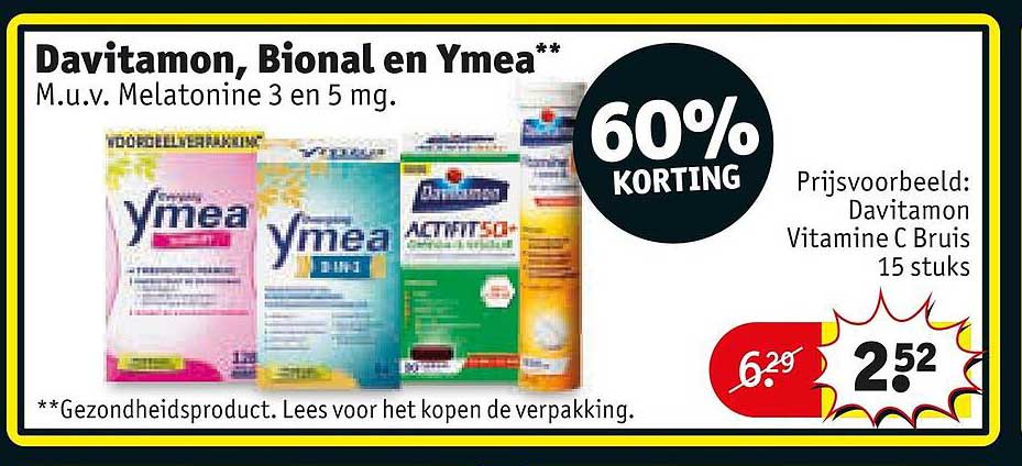 Davitamon, Bional en Ymea**