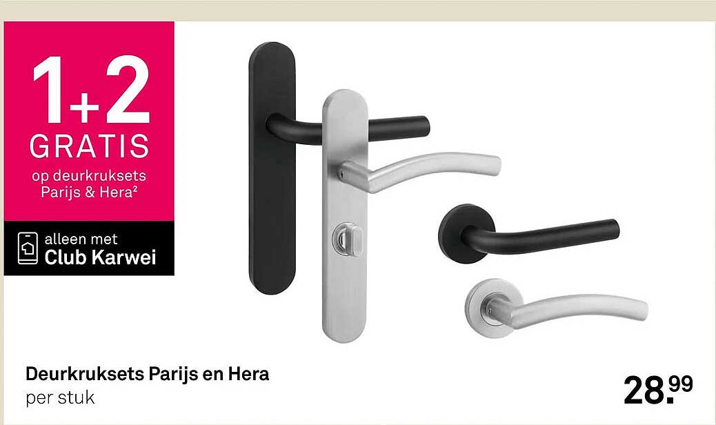 Deurkruksets Parijs en Hera 1+2 gratis