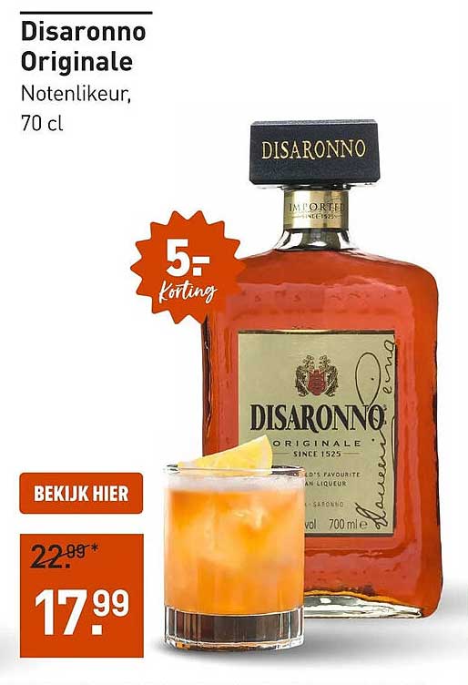 Disaronno Originale Notenlikeur, 70 cl