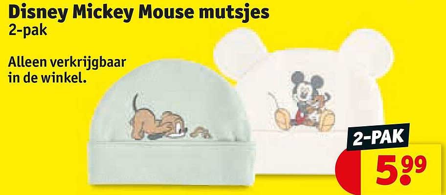 Disney Mickey Mouse mutsjes 2-pak