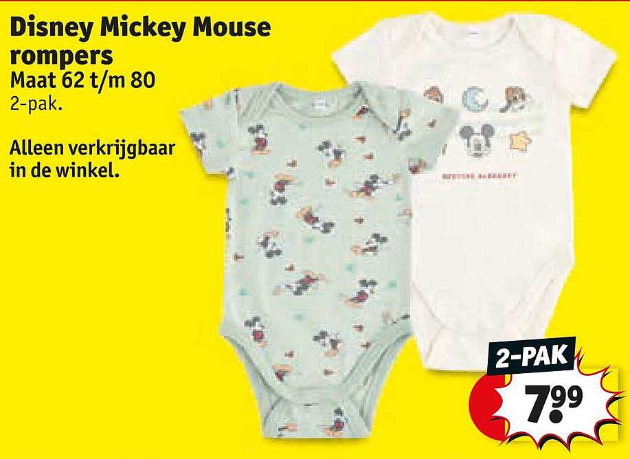 Disney Mickey Mouse rompers