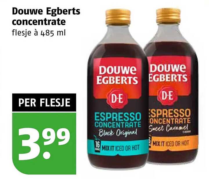 Douwe Egberts concentrate flesje à 485 ml