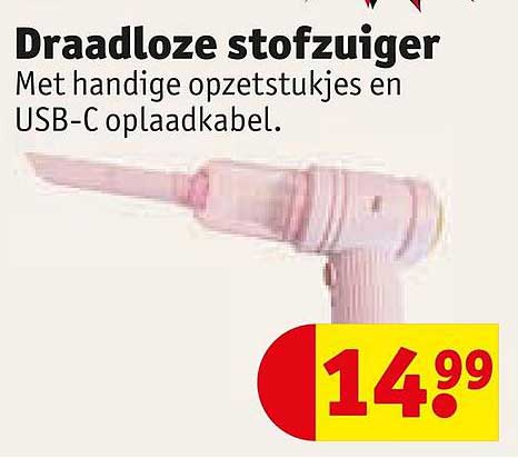 Draadloze stofzuiger