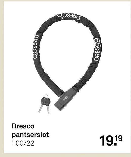 Dresco pantserslot 100/22