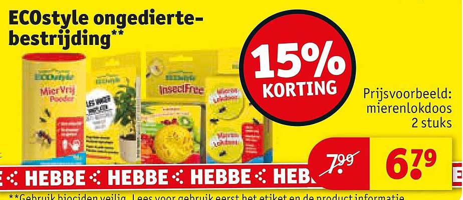ECostyle ongedierte-bestrijding** 15% KORTING