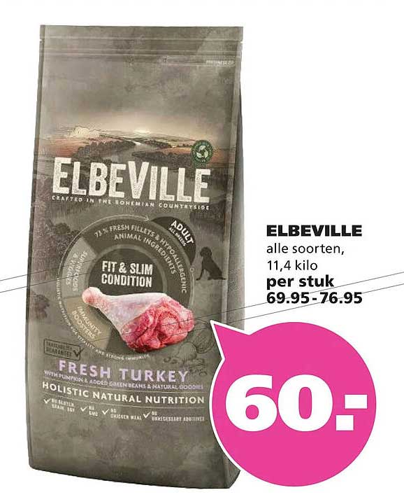 ELBEVILLE alle soorten, 11,4 kilo per stuk