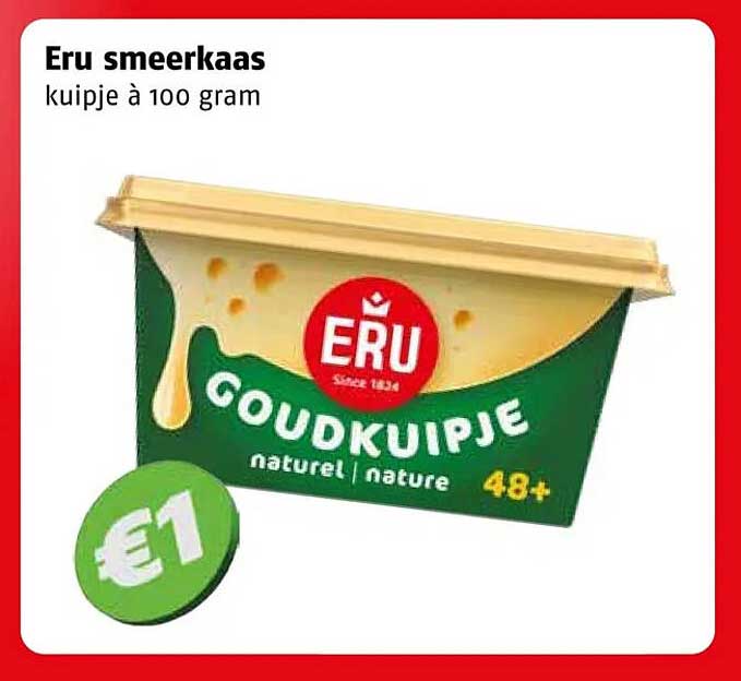 Eru smeerkaas kuipje à 100 gram