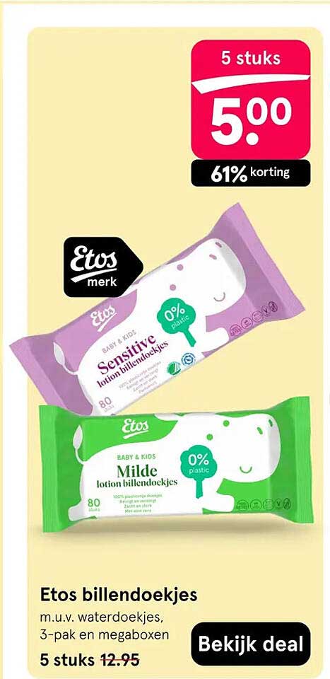 Etos billendoekjes