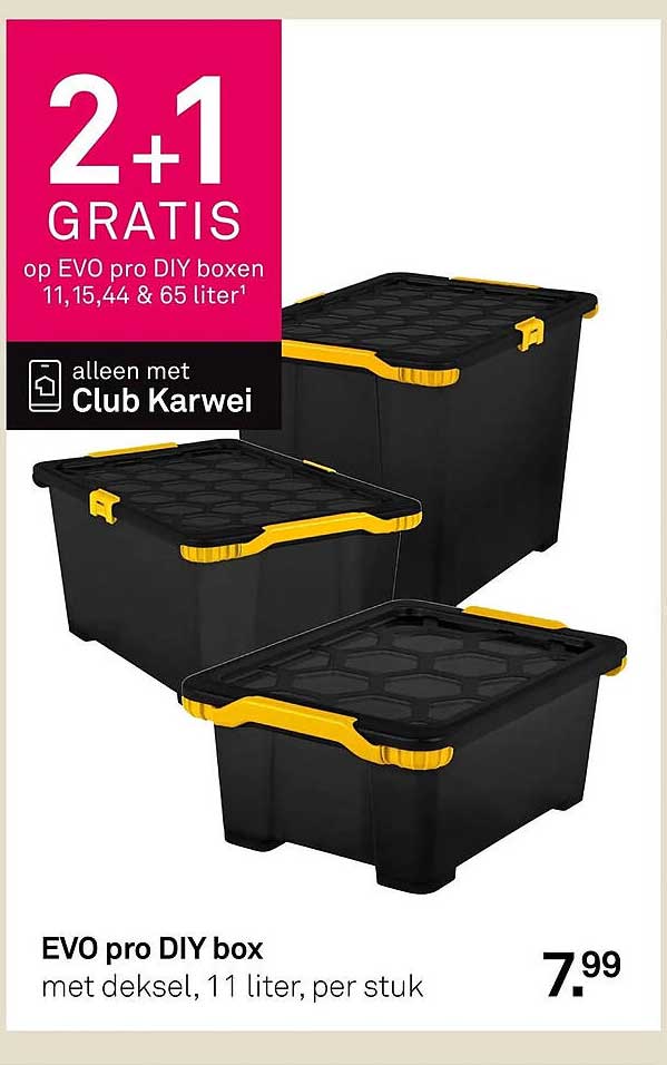 EVO pro DIY box 2+1 GRATIS