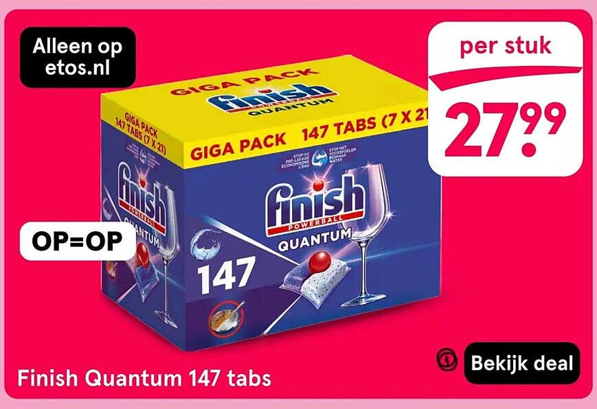 Finish Quantum 147 tabs