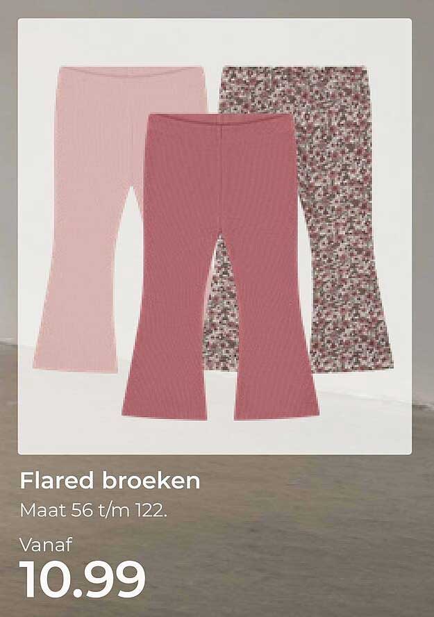 Flared broeken
