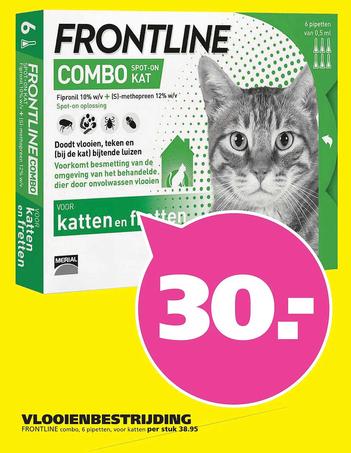 FRONTLINE COMBO Spot-on kat voor katten en fretten