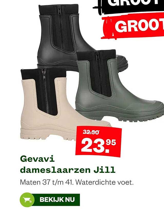 Gevavi dameslaarzen Jill