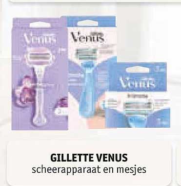 GILLETTE VENUS scheerapparaat en mesjes