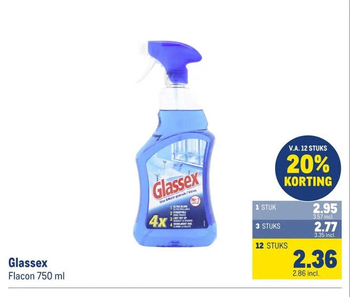 Glassex Flacon 750 ml