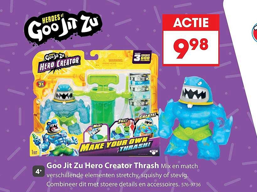 Goo Jit Zu Hero Creator Thrash Mix en match