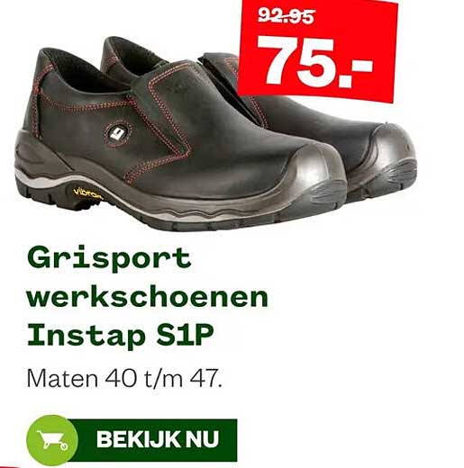 Grisport werkschoenen Instap S1P