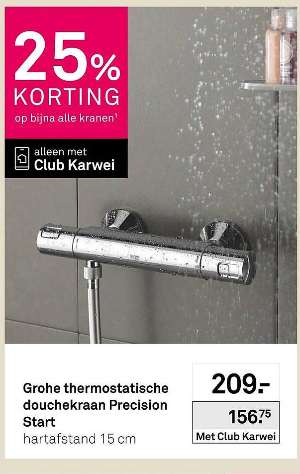 Grohe thermostatische douchekraan Precision Start