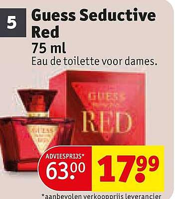 Guess Seductive Red 75 ml Eau de toilette voor dames.