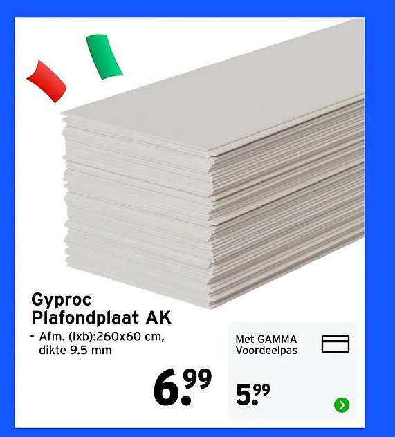 Gyproc Plafondplaat AK