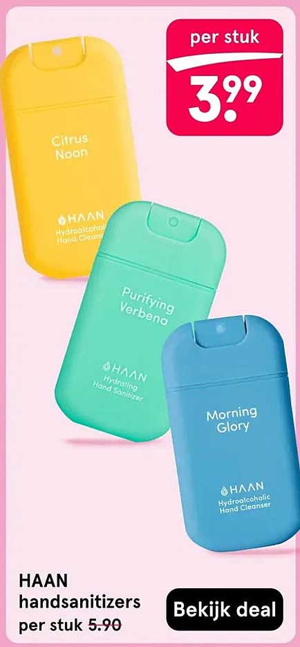 HAAN handsanitizers per stuk