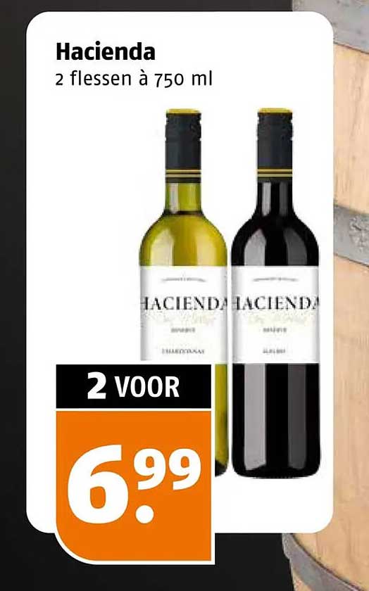 Hacienda 2 flessen à 750 ml