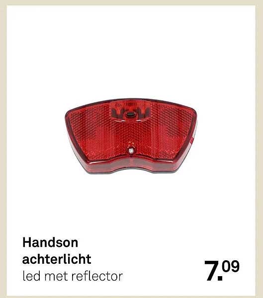 Handson achterlicht led met reflector