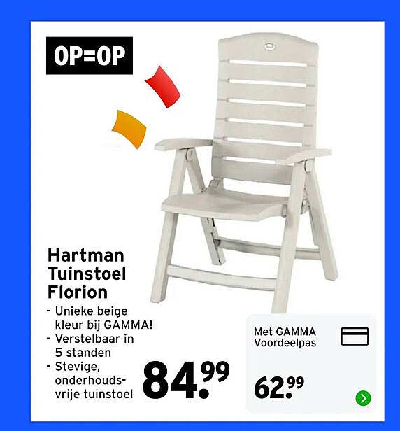 Hartman Tuinstoel Florion OP=OP