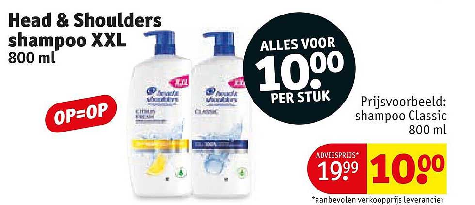 Head & Shoulders shampoo XXL 800 ml