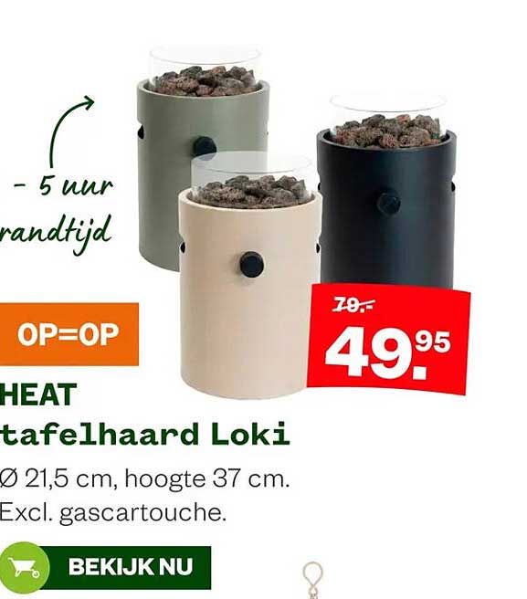 HEAT tafelhaard Loki OP=OP