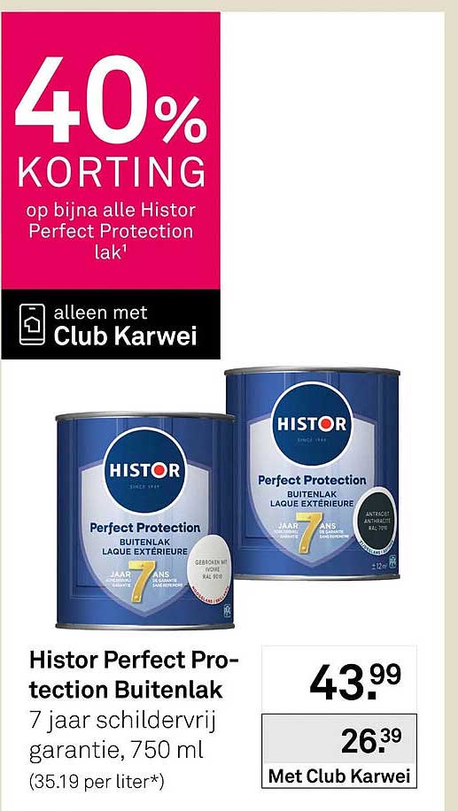 Histor Perfect Protection Buitenlak