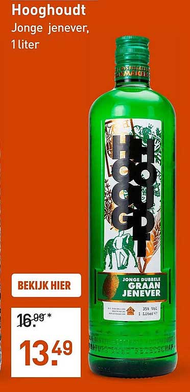 Hooghoudt Jonge jenever, 1 liter