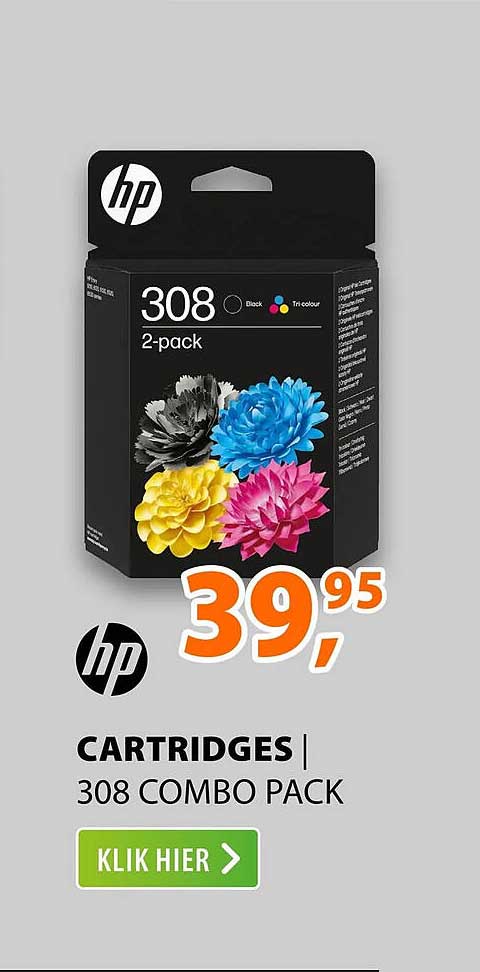 HP Cartridges 308 Combo Pack