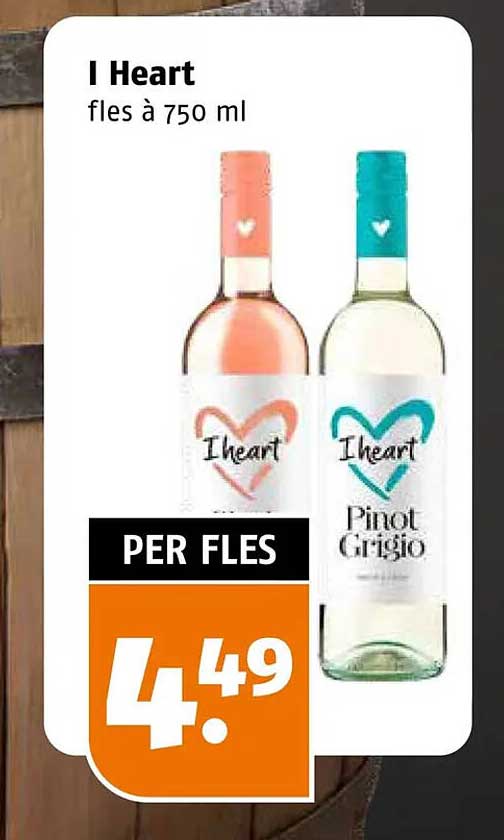 I Heart fles à 750 ml