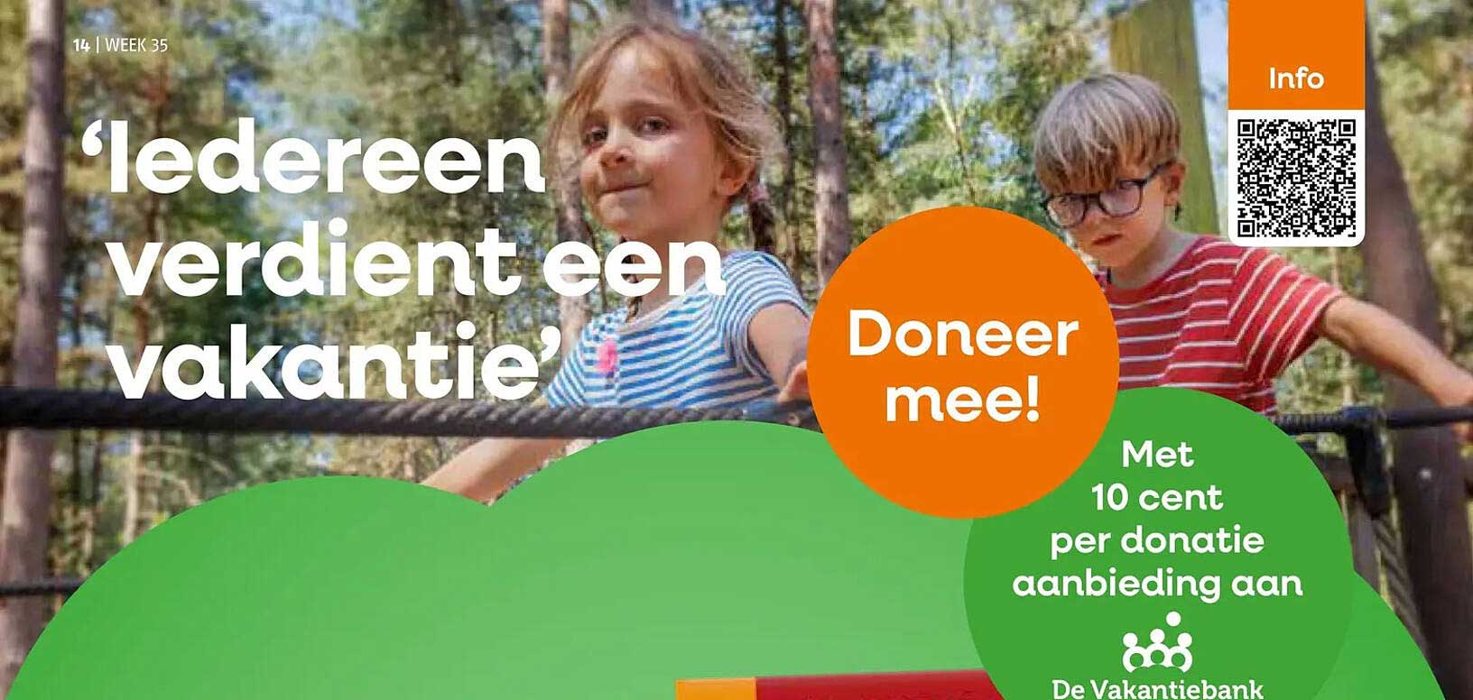 ‘Iedereen verdient een vakantie’ Doneer mee!