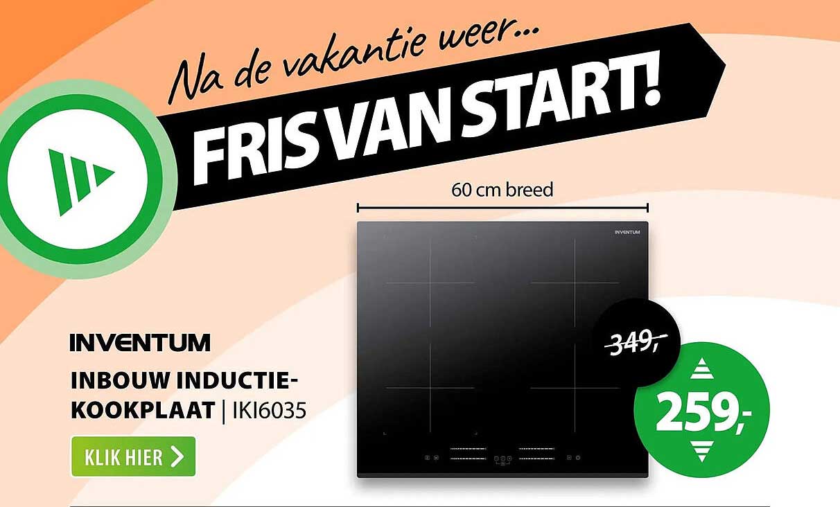 INVENTUM INBOUW INDUCTIE-KOOKPLAAT | IKI6035