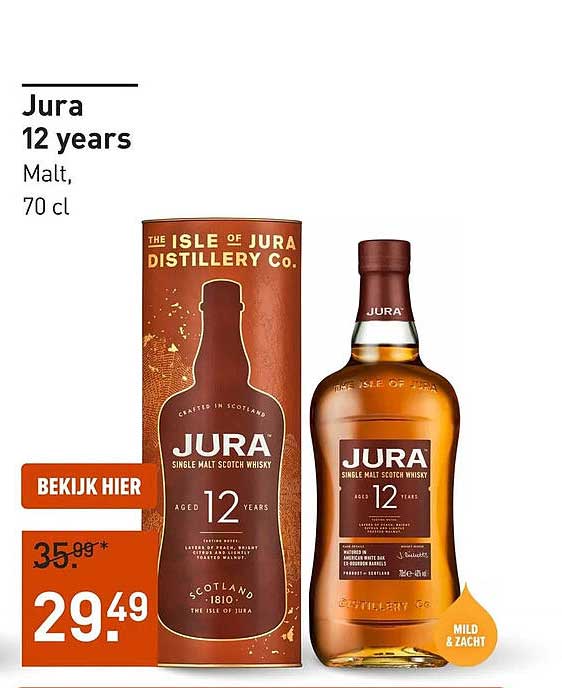 Jura 12 years Malt, 70 cl