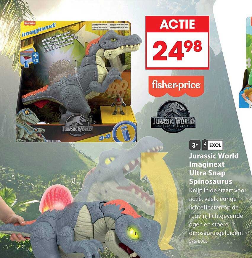 Jurassic World Imaginext Ultra Snap Spinosaurus